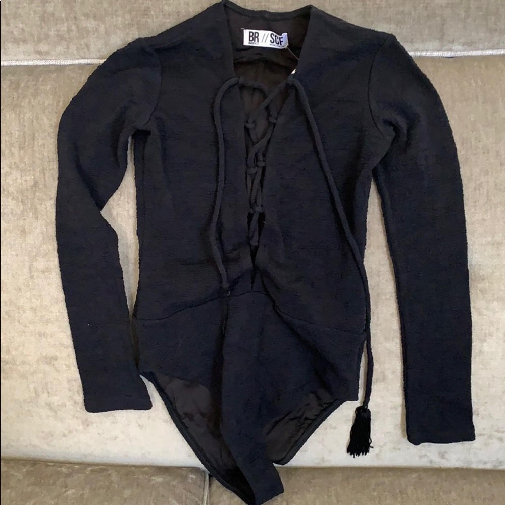 Amuse Society Black Body Suit